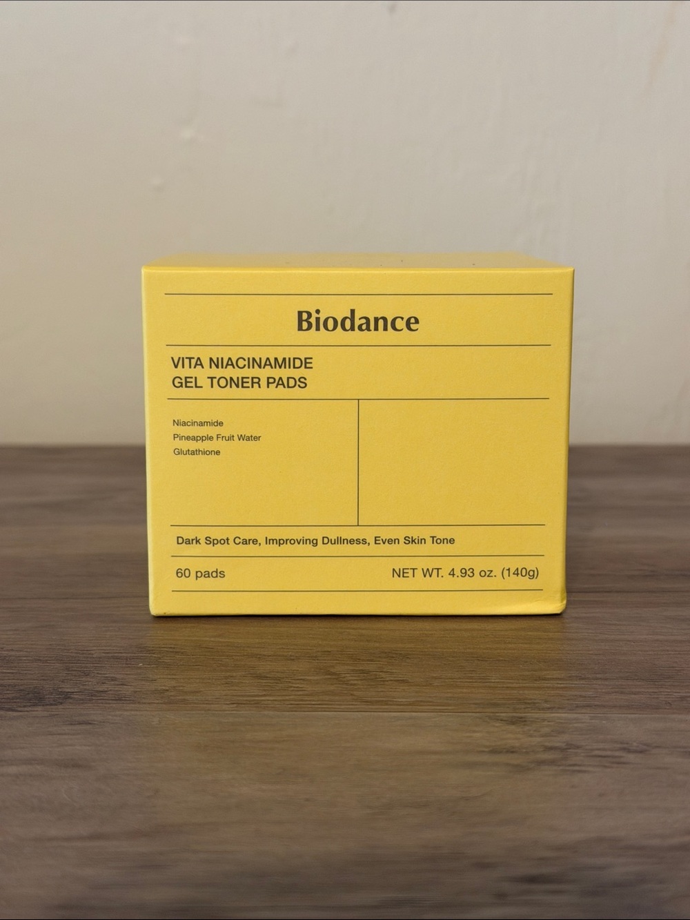 BIODANCE
Vita Niacinamide Gel Toner Pads